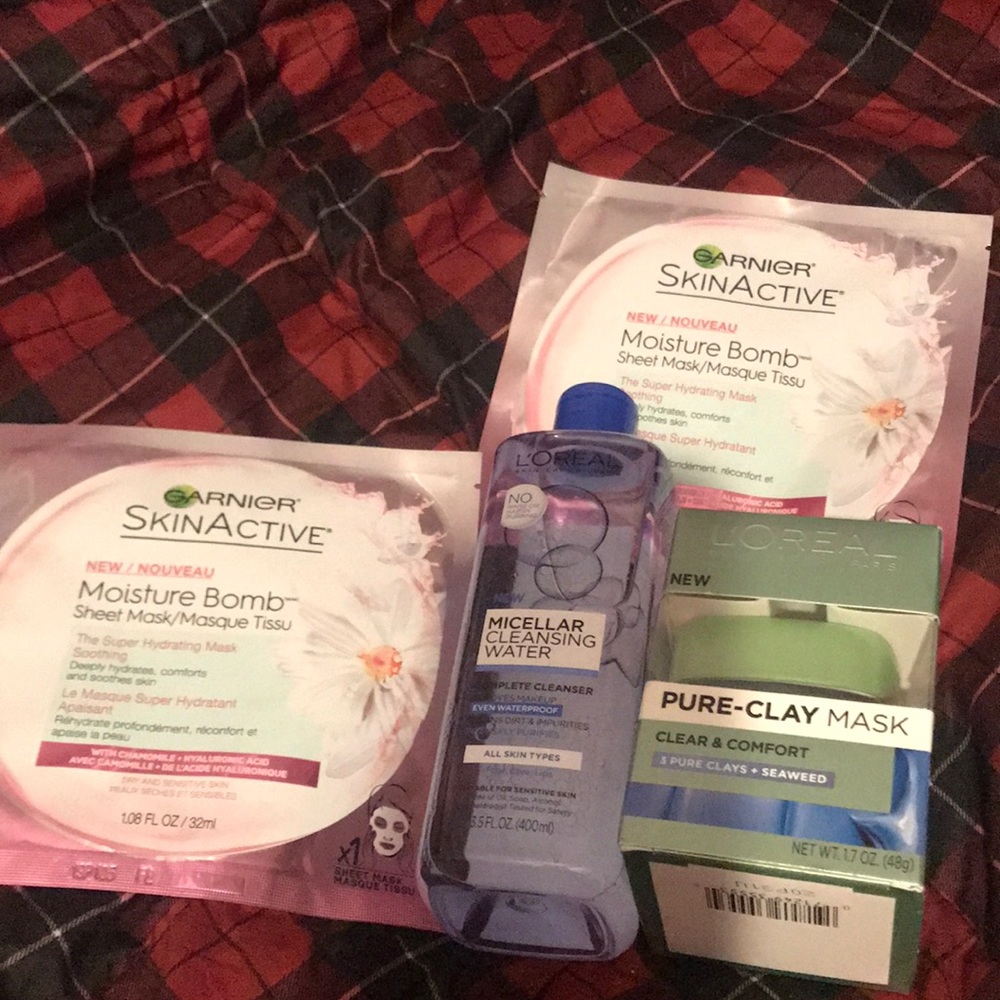 L'Oréal and garnier skin care bundle